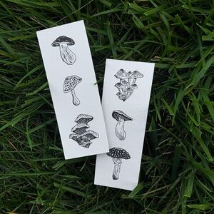 mushroom bookmarks